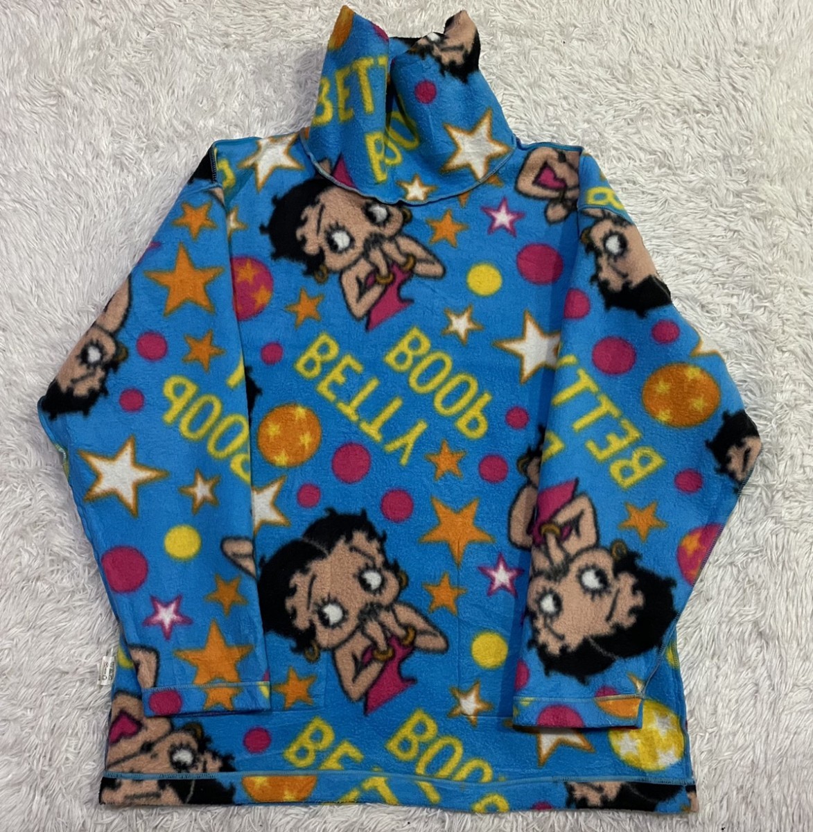 Movie - Betty Boop Fullprint High Collar Pullover - 6