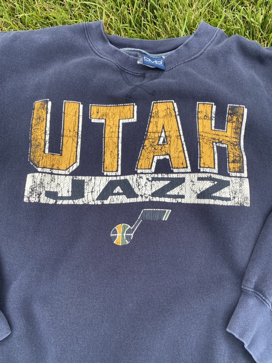 Nba - Utah Jazz Big Logo Crewneck - 3