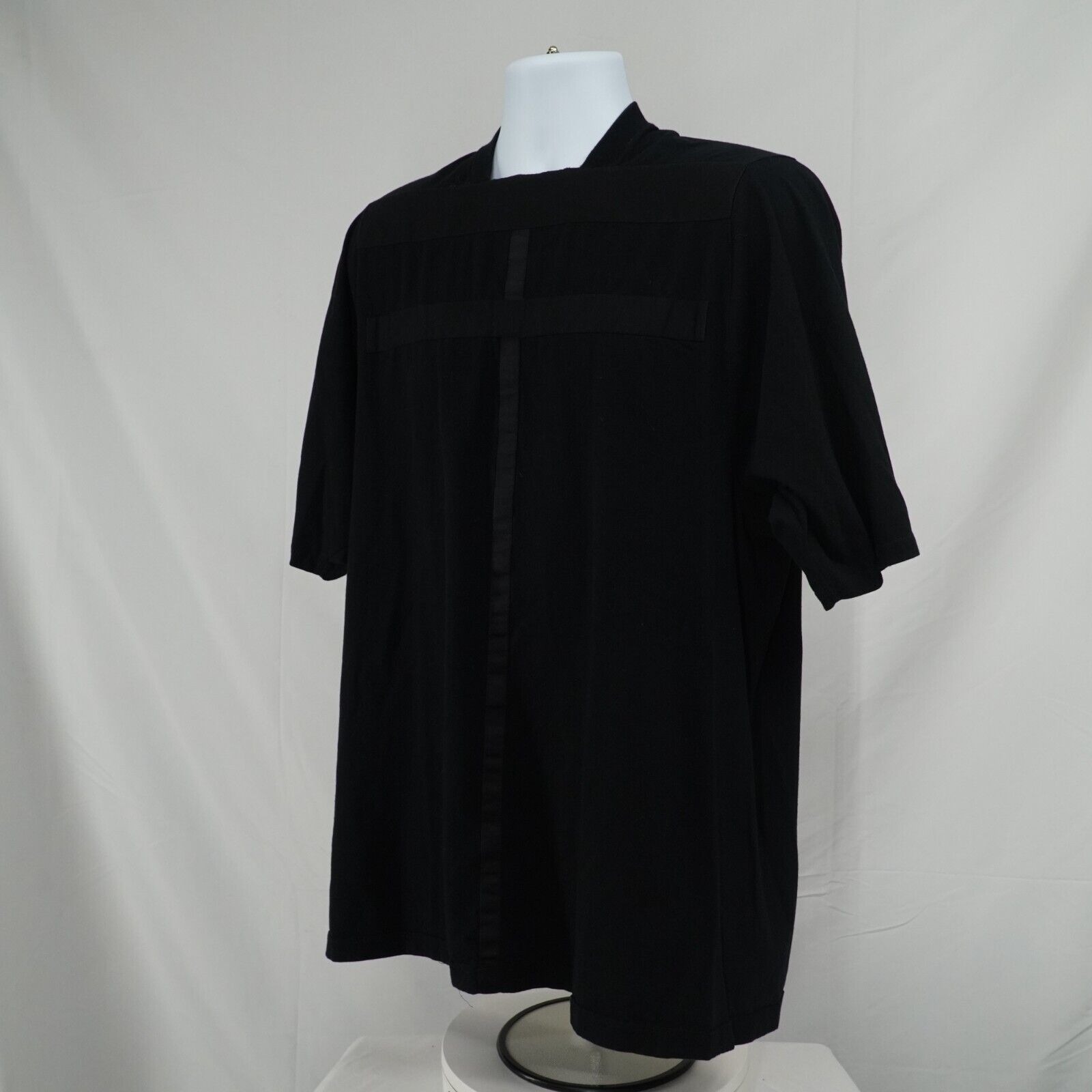 DRKSHDW PROTO Black Short Sleeve Tee Geometric Tunic - 5