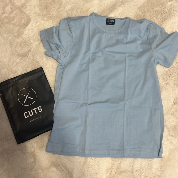 Cuts Clothing - Cuts Rival Tee Classic-fit Cotton PYCA - Sky - 5