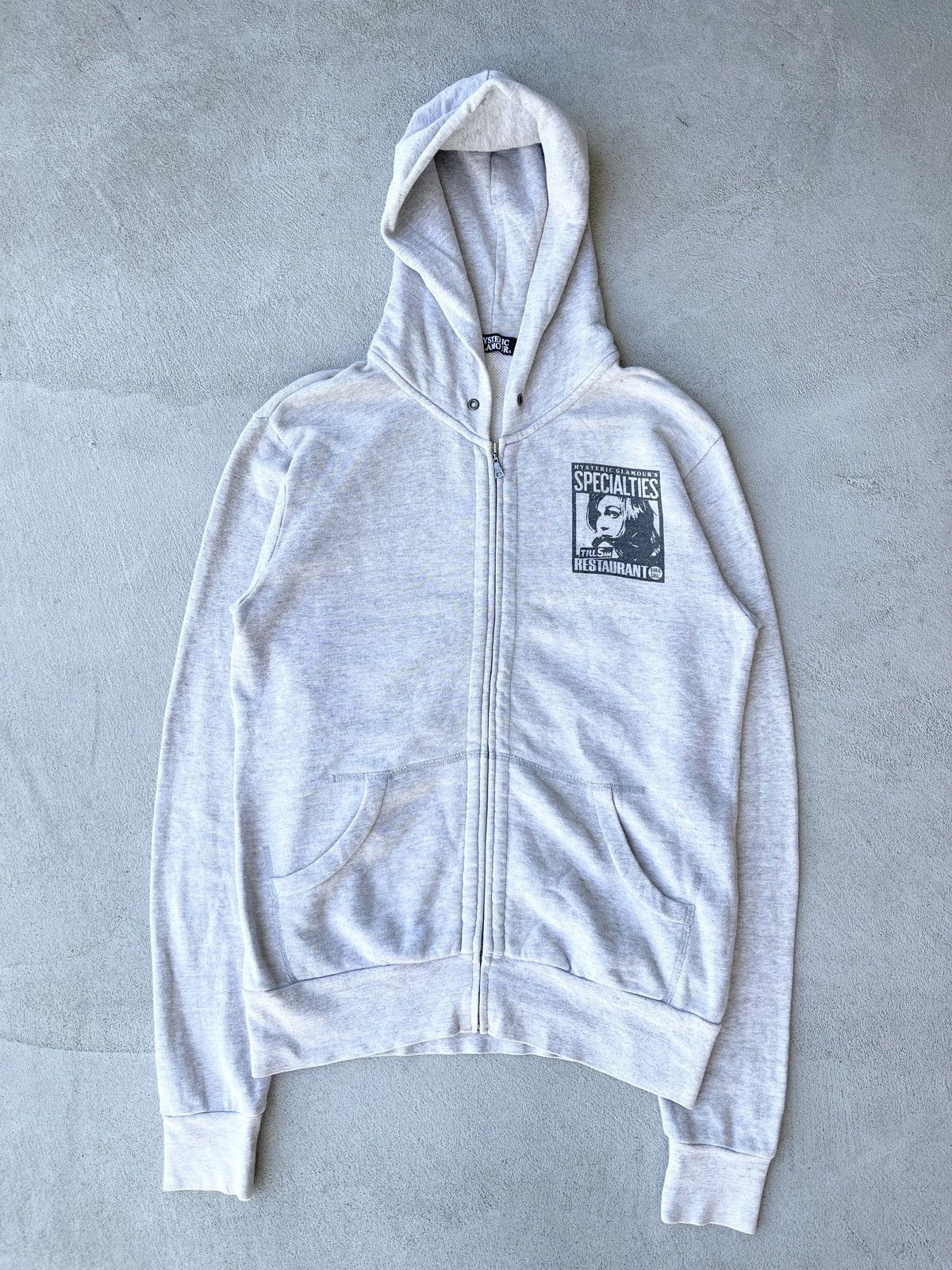 Vintage - STEAL! 2000s Hysteric Glamour Nude Girl Open Bar Zip Hoodie - 2