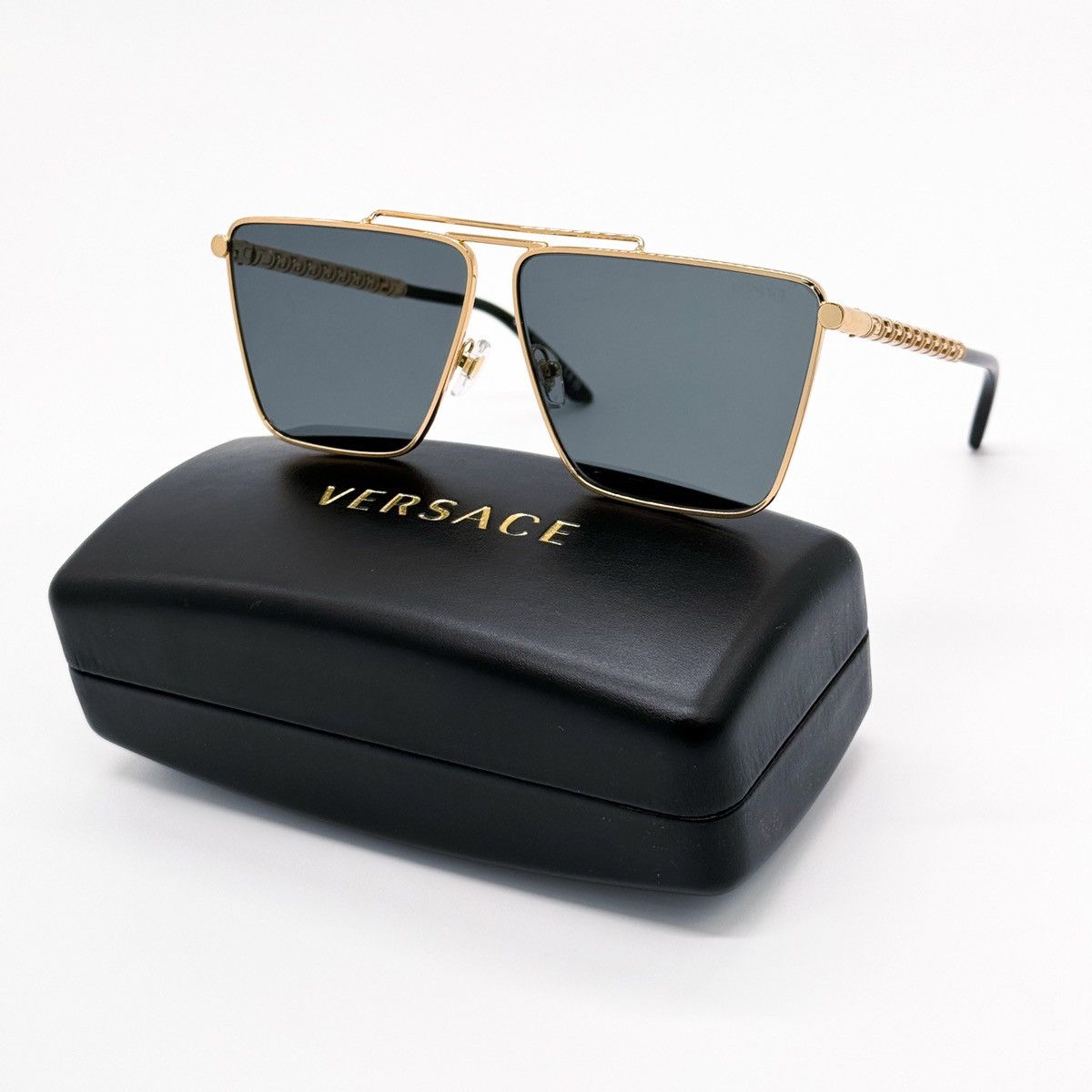 NEW VERSACE MOD 2266 1002/87 GOLD VE2266 100287 SUNGLASSES - 1