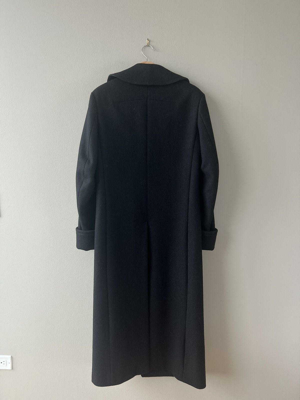 AW17 Black Officer’s Coat - 3