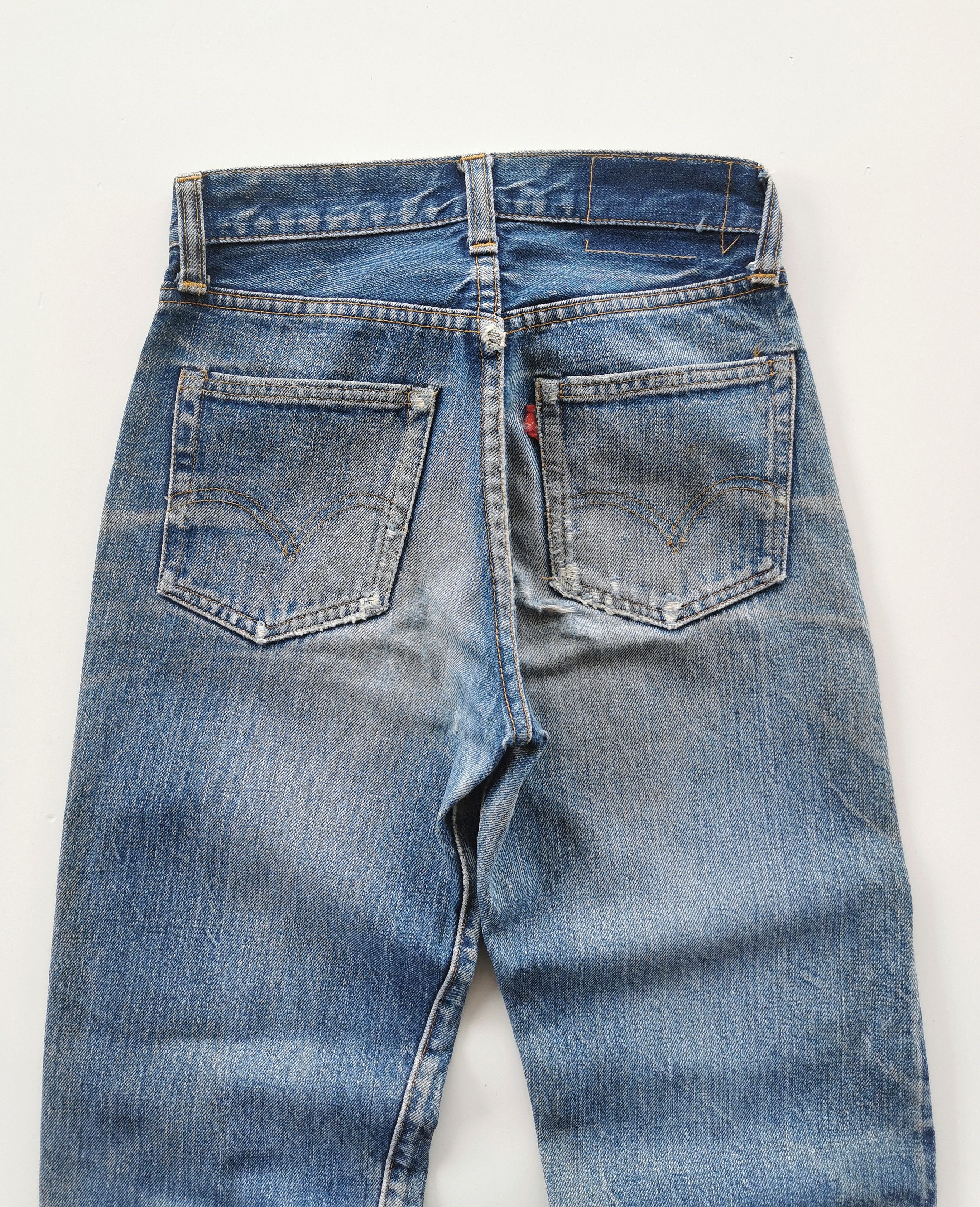 80s Vintage Levis Selvedge Jeans For Kids - 10