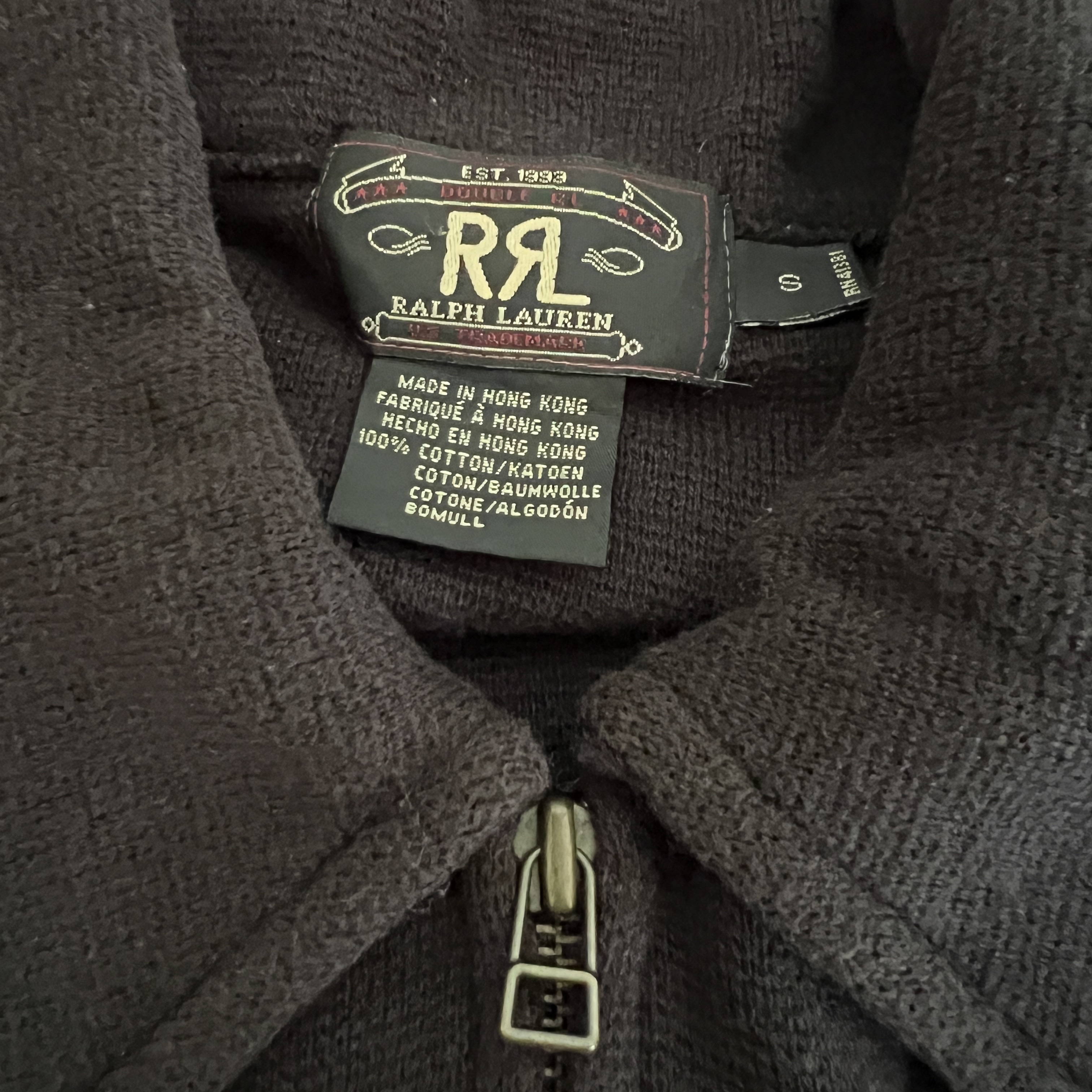 Archival Clothing - 🔥RARE🔥Vintage RRL Ralph Lauren Half Zipper Knit Sweater - 4