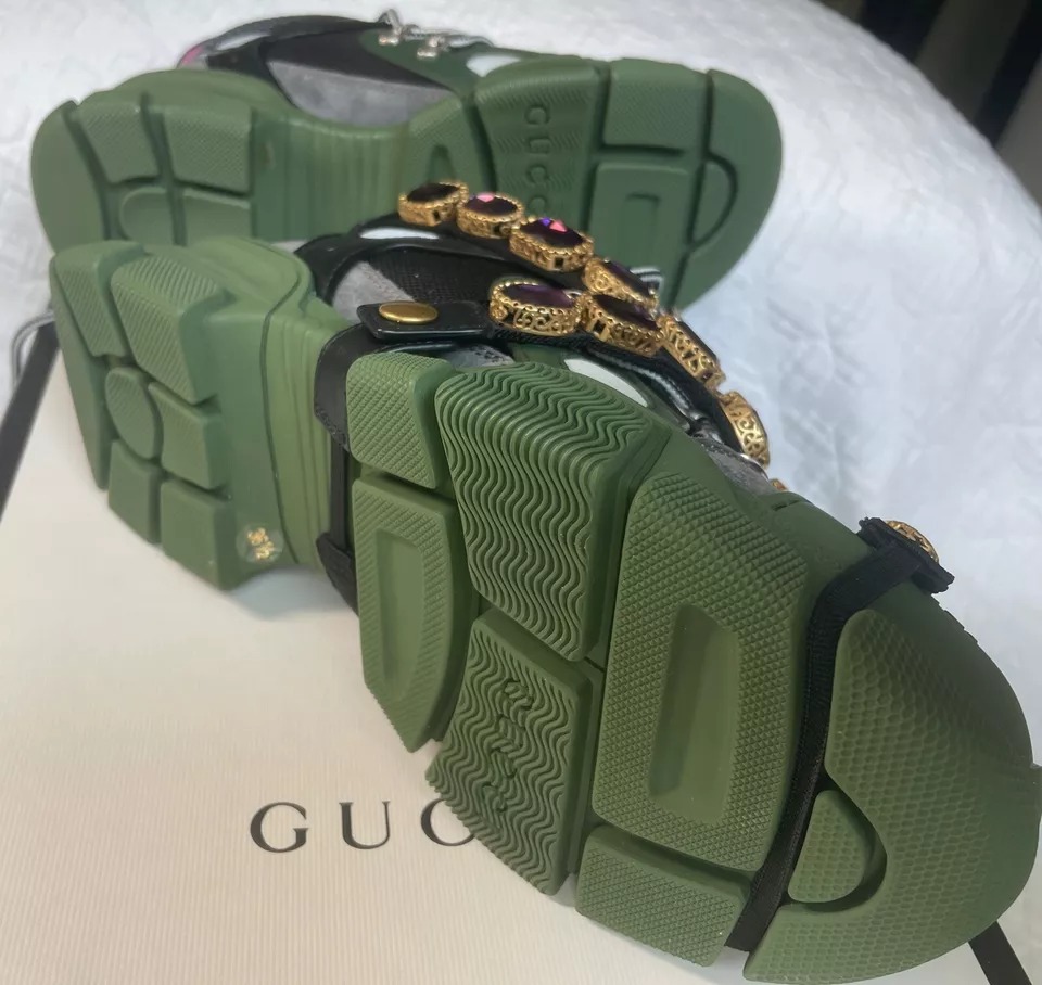 Gucci Flashtrek SEGA Green Removable Crystal - 5