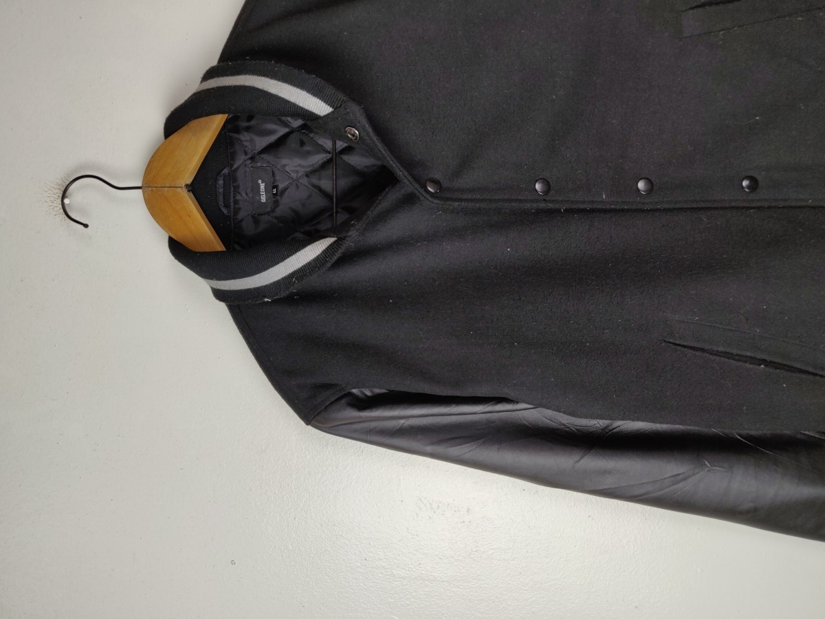 Japanese Brand - Geleone Japan Black Jacket Tops Streetwear - 4