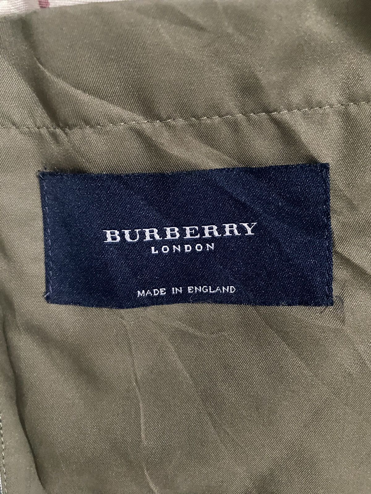 Burberry Quilted Novacheck Parka Jacket Made England - 6