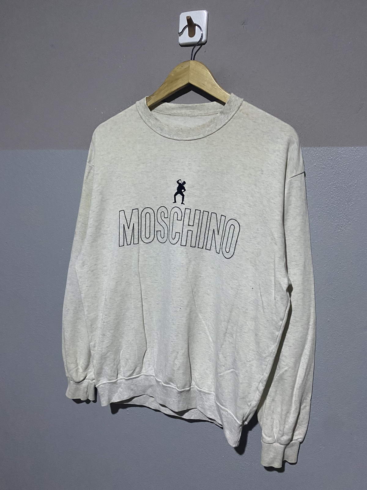 🔥SALE🔥MOSCHINO SWEATSHIRTS EMBROIDERED LOGOS MADE IN JAPAN - 5