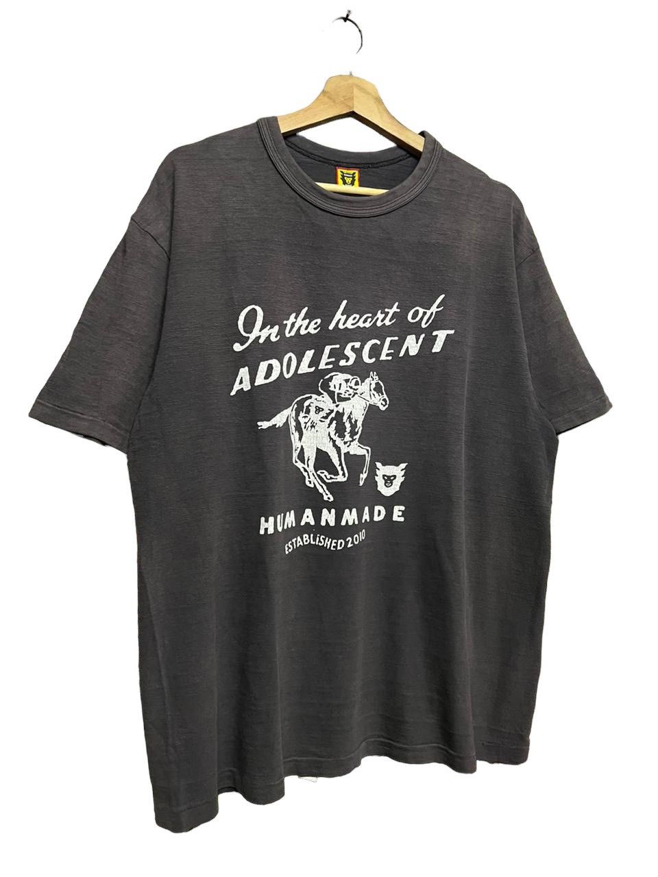 Human Made IN THE ADOLEDCENT Subfaded Loopwheel Tee - 4