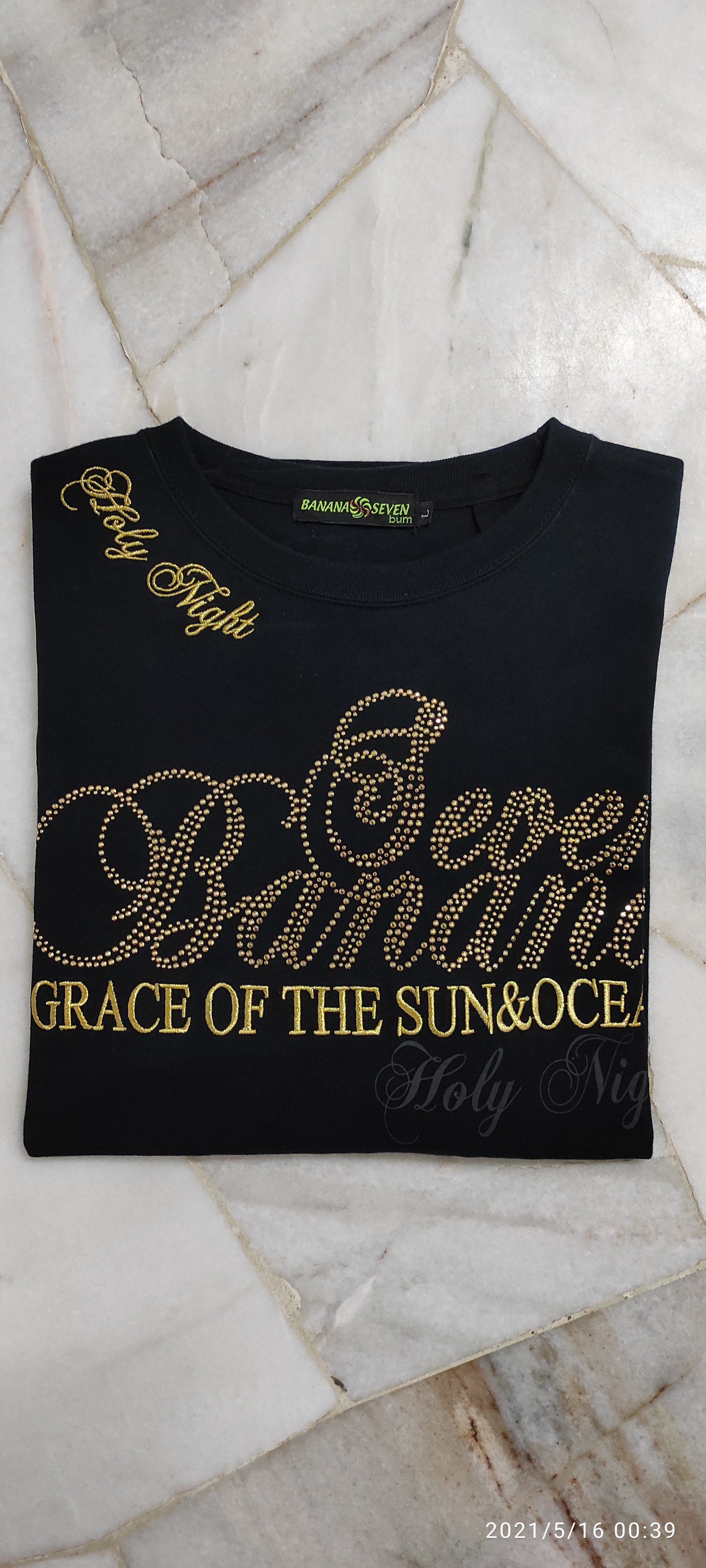 Japanese Brand - BANANA SEVEN with multi embroidered and rhinestone sequin shirt - 9