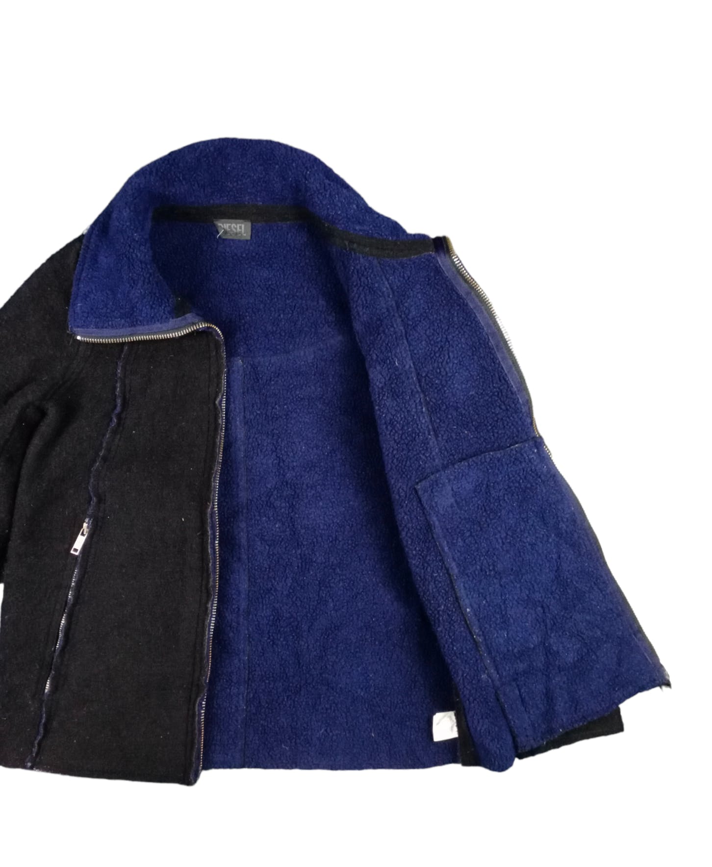💥RARE💥Vintage Diesel Wool Fleece Zipper Jacket - 4