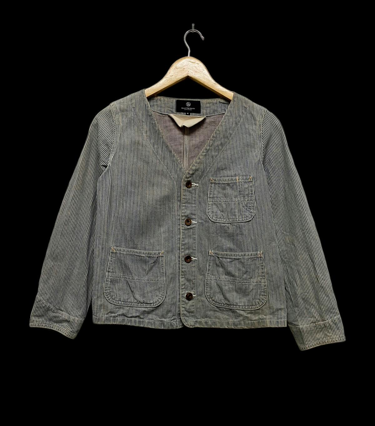 Vintage United Errows Beauty Youth Hickory Workwear Jacket - 1