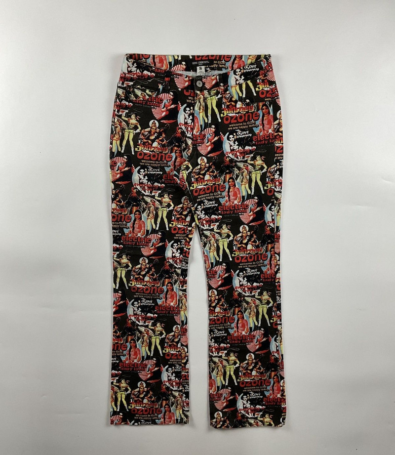 Vintage Ozone Community x Hysteric Glamour Printed Pants - 1