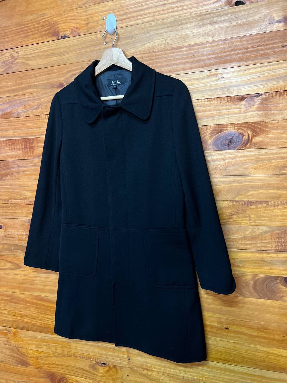 A.P.C LAINE WOOL COAT WOMENS MADE IN POLAND - 4