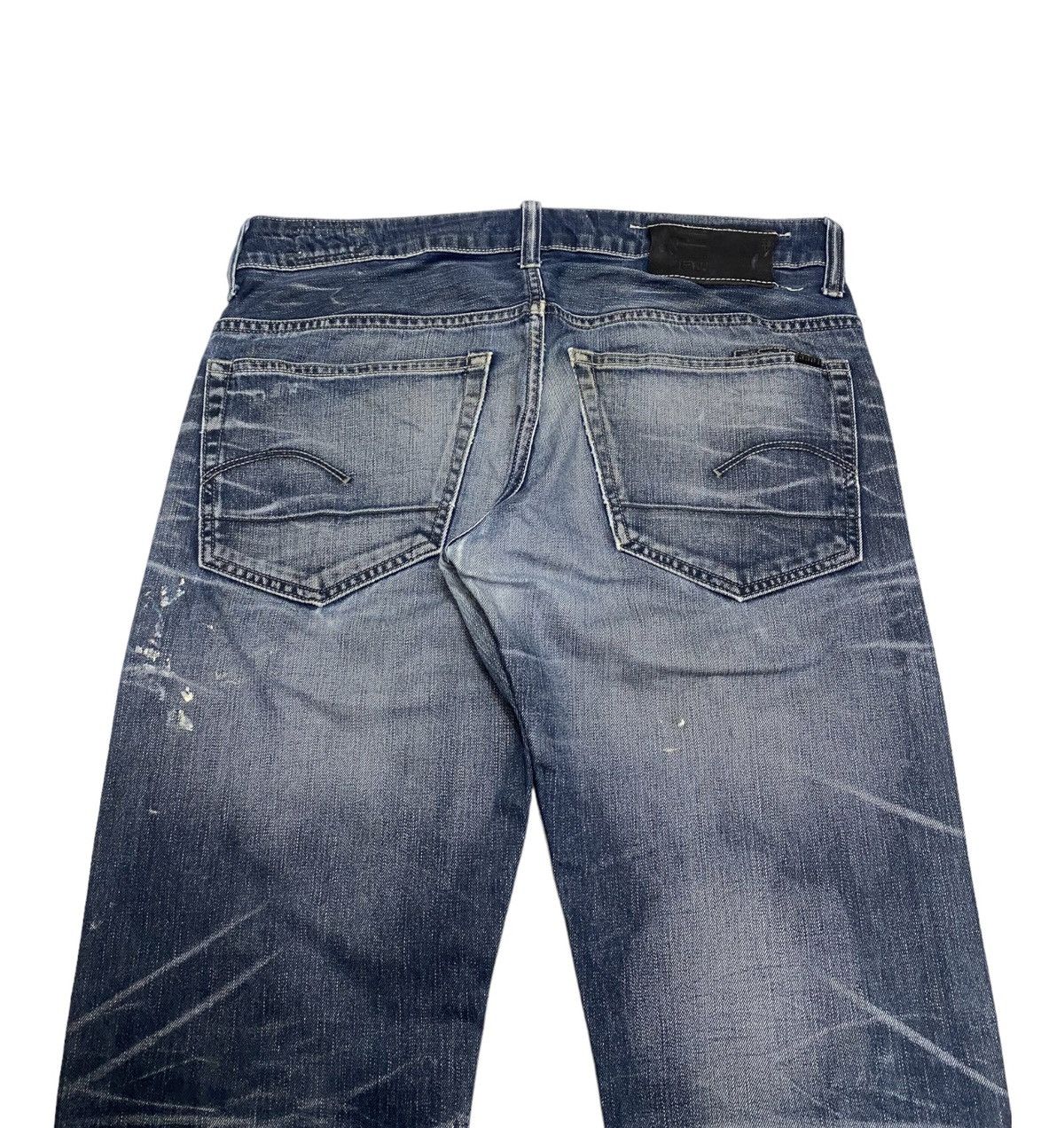 Archival Clothing - G-STAR RAW DISTRESSED PAINTED 3301 UNDERCOVER STYLE JEANS - 6