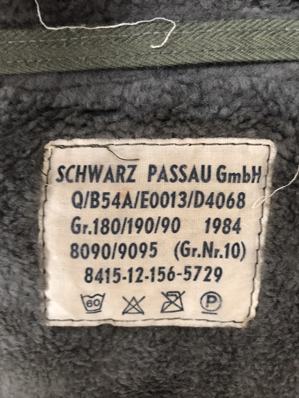 Vintage - Vintage 80s Schwarz Passau Army Heavy Parkas Jacket - 4