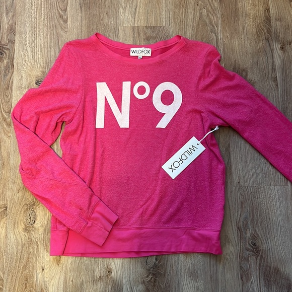 Wildfox No9 Pink Baggy Beach Jumper - Original Collection Made in the USA - 1