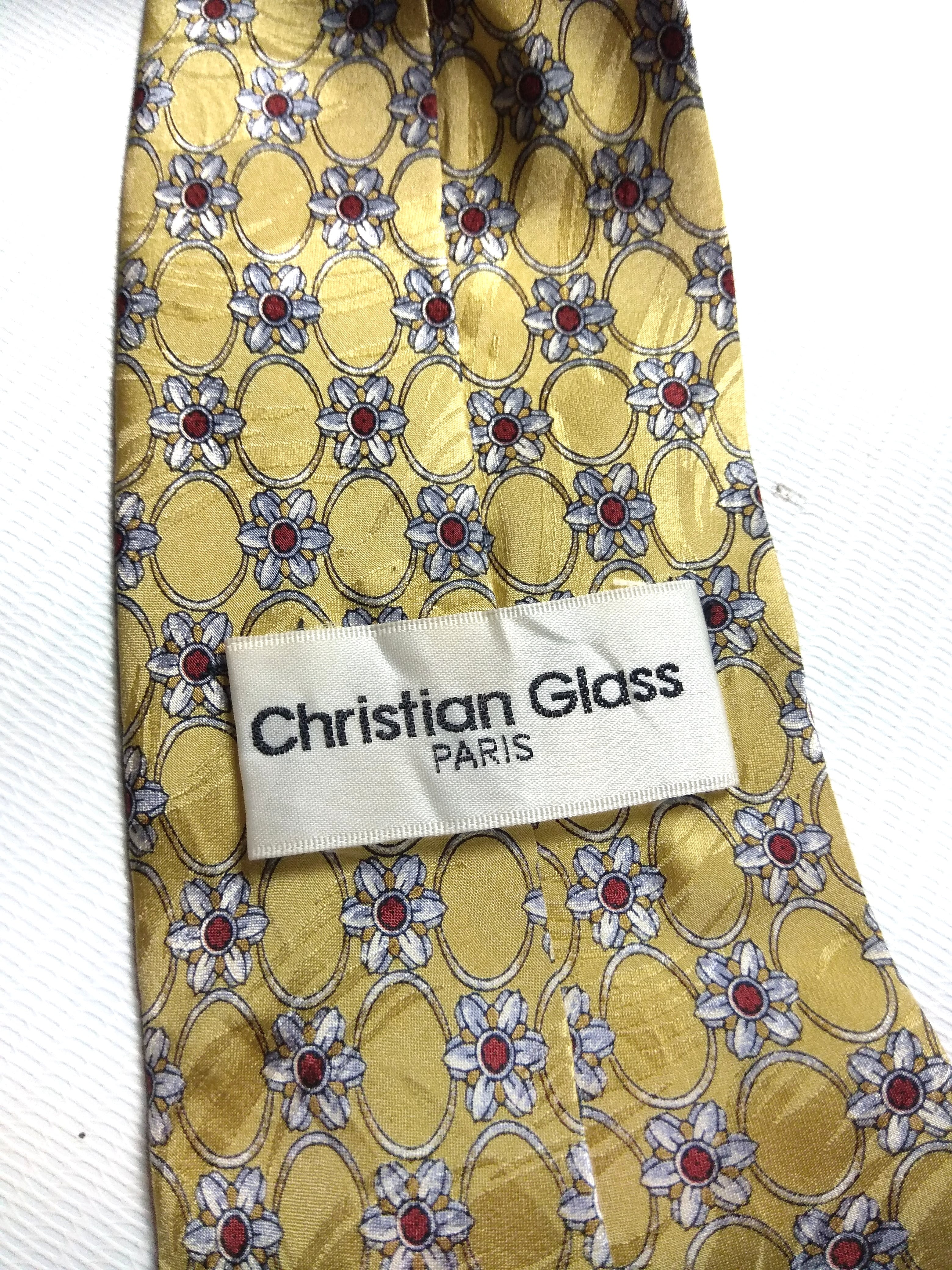 Vintage - christian glass necktie - 3