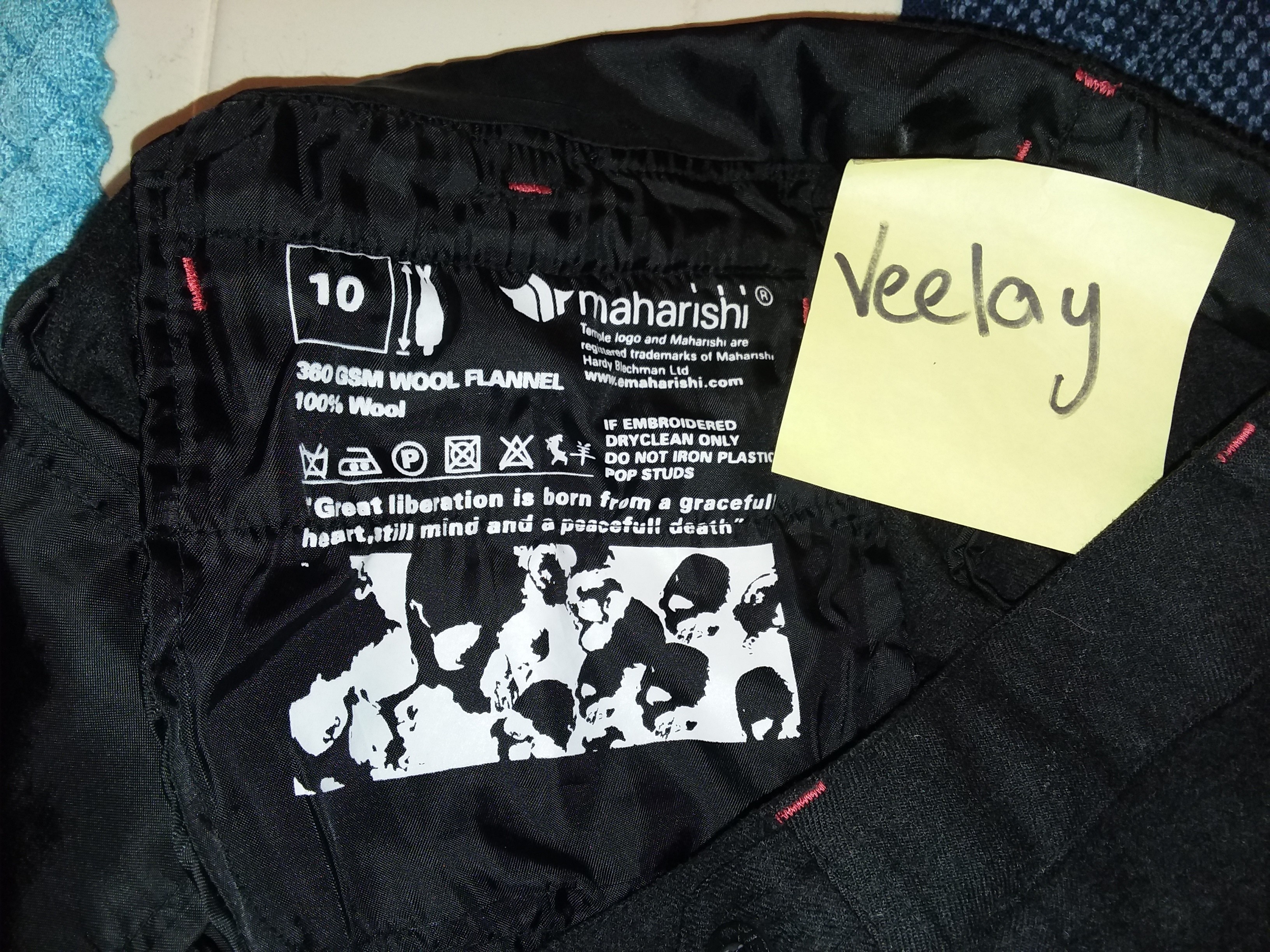 Maharishi - Maharishi Embroidered Wool Trouser - 3