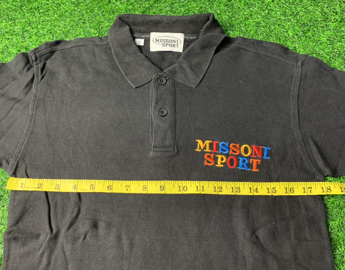 Missoni Sport Polo Tee Spell Out Embroidery - 7