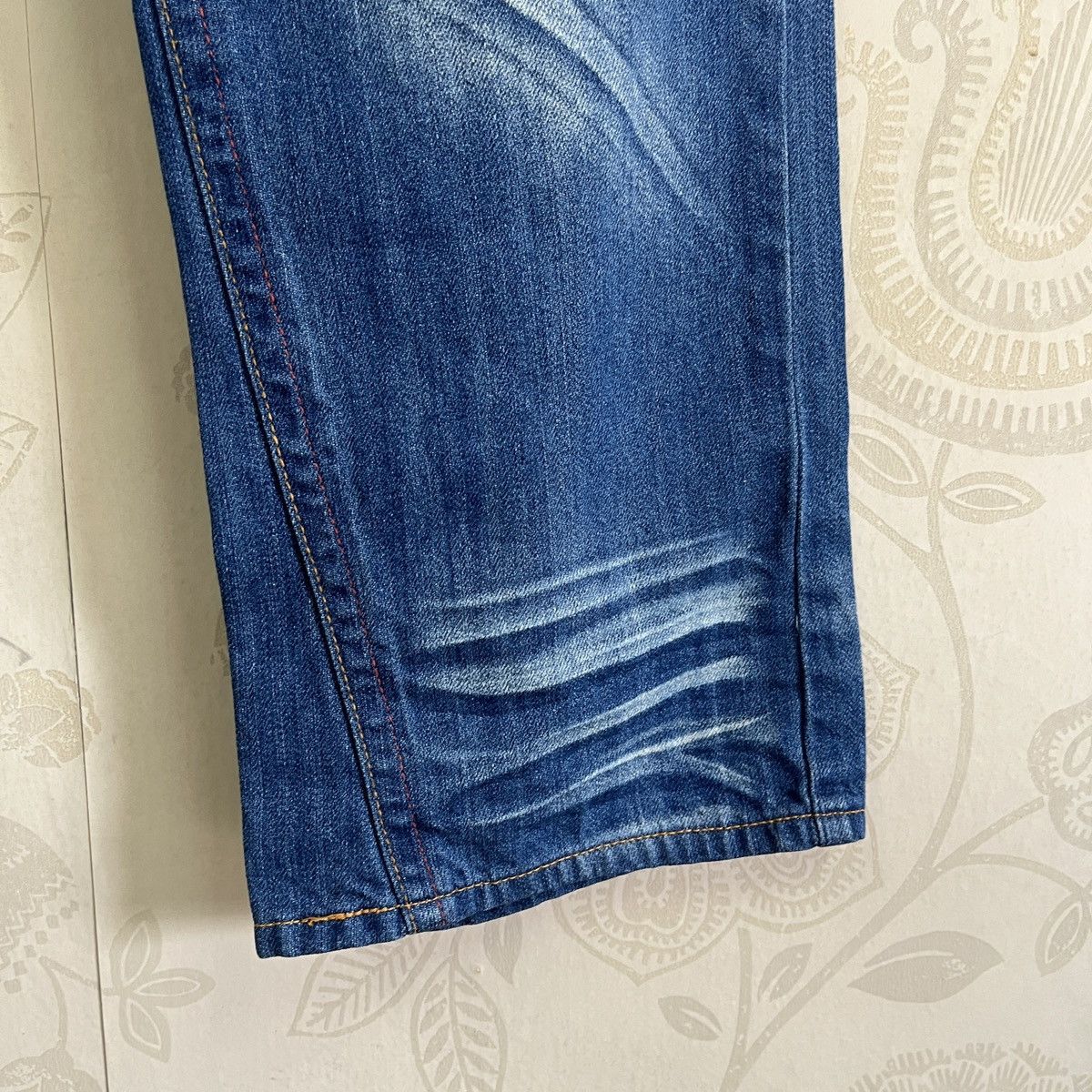 Japan Blue - Vintage 90s Blue Moon Blue Kapital Patches Jeans - 8