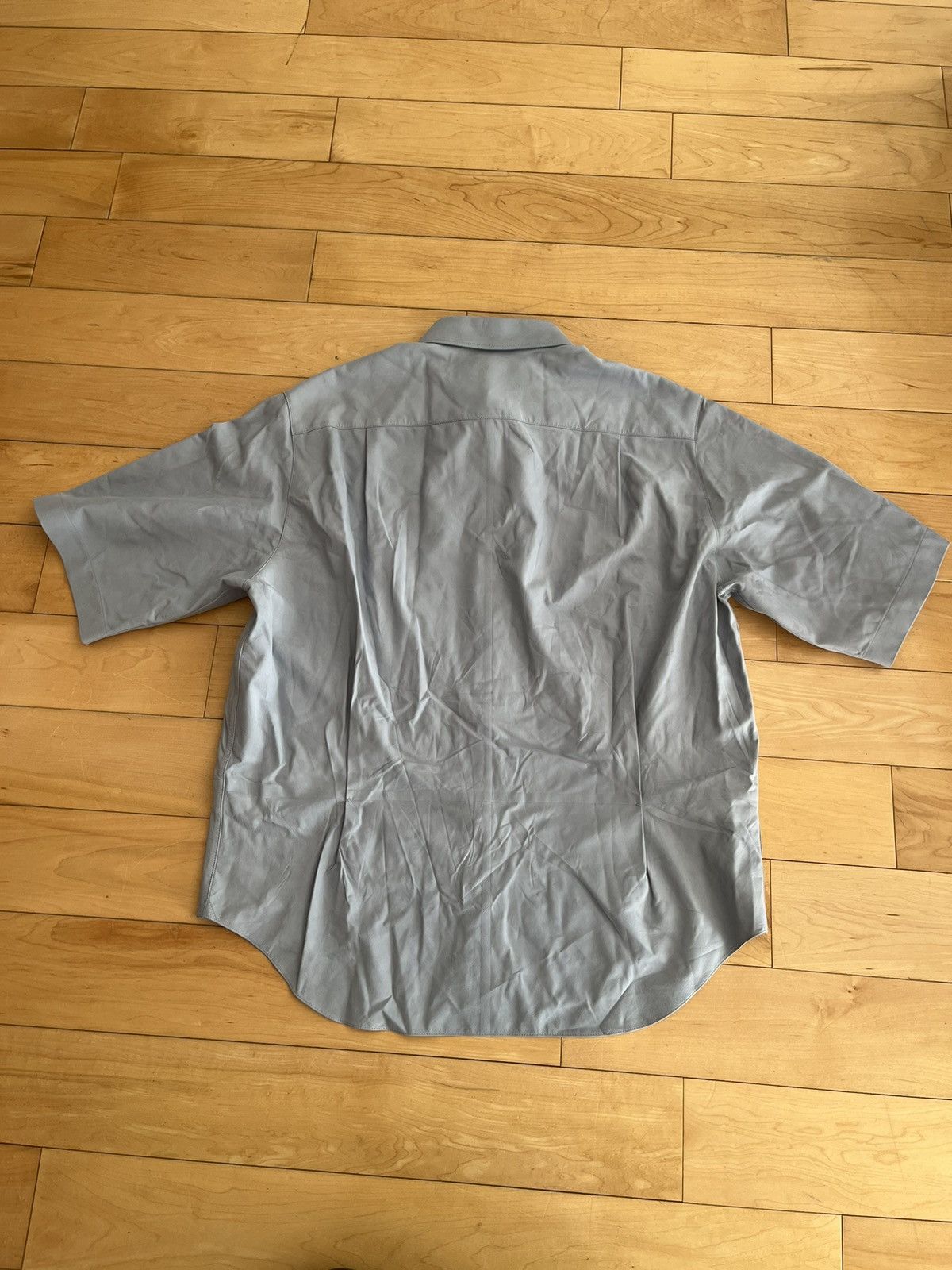 NWT - Ermenegildo Zegna Suede Button Up Shirt - 2