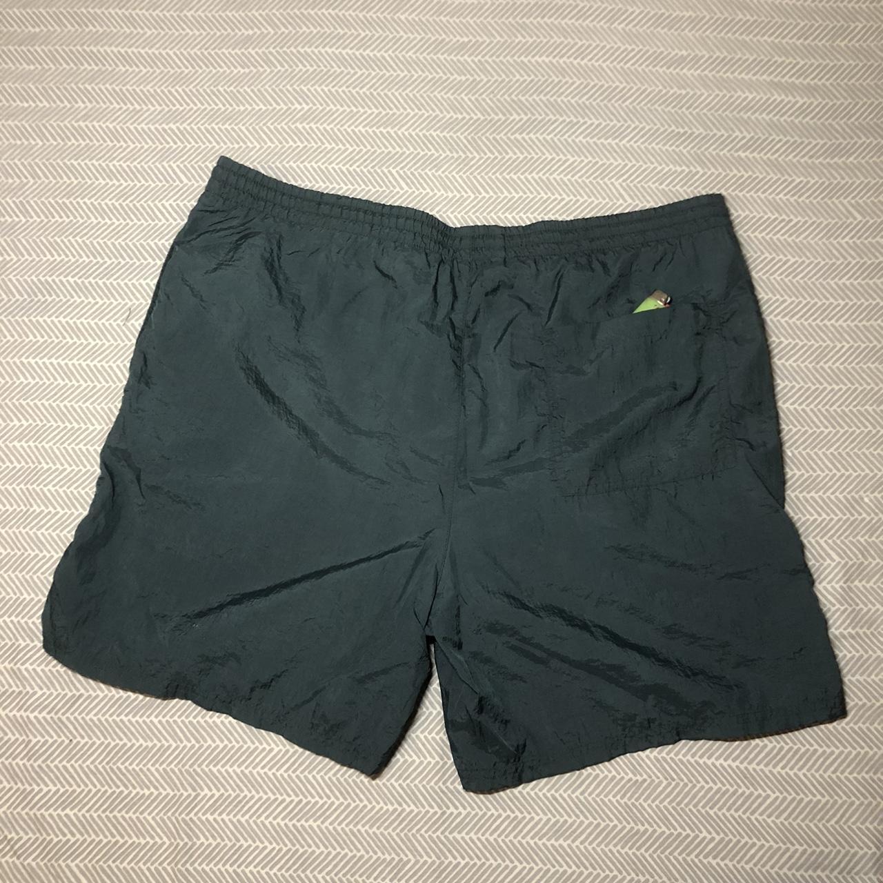 Reebok Men's Green and Khaki Swim-briefs-shorts - 3