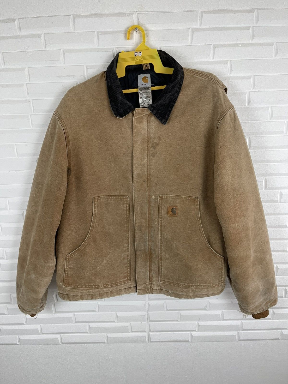 Vintage Carhartt Detroit Jacket Distressed - 1