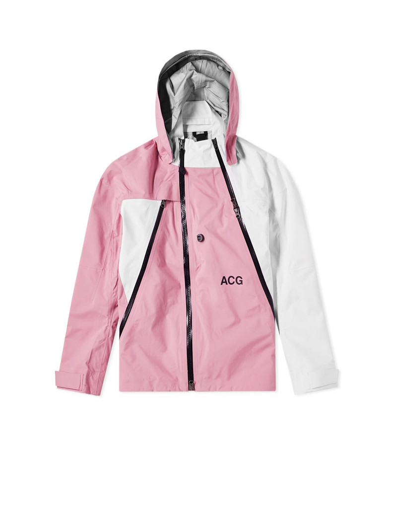 NikeLab NikeLab White/Pink ACG Deploy GORE-TEX® Jacket (2018