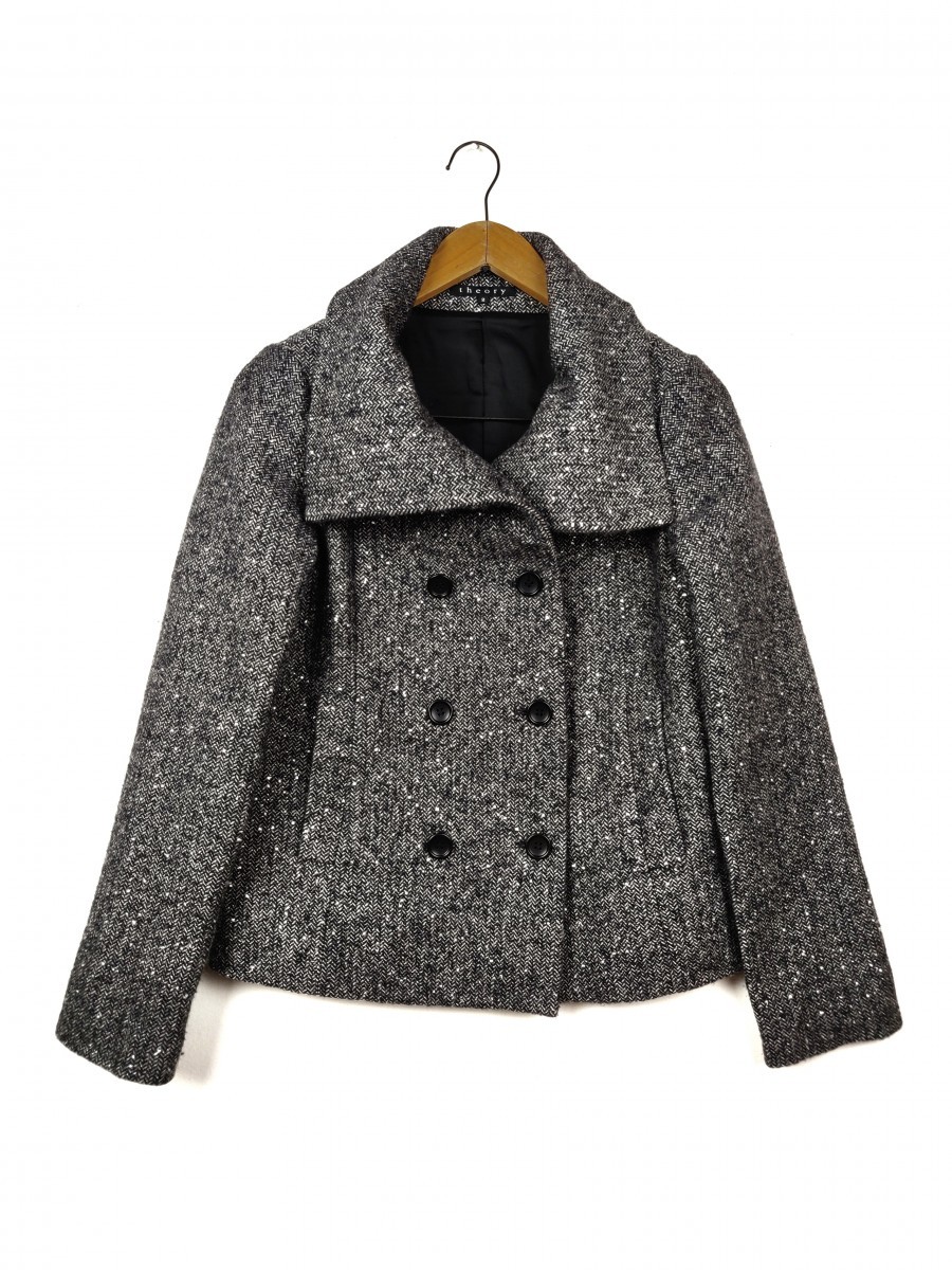 Shades Of Grey - Tenelia Double Breast Coat Jacket Tops Femme 41 - 1