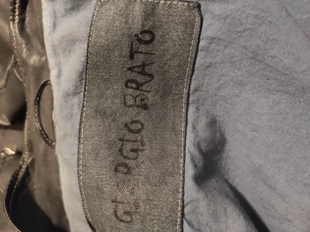 Giorgio Brato - Washed leather biker jacket.Like GUIDI or Julius - 5