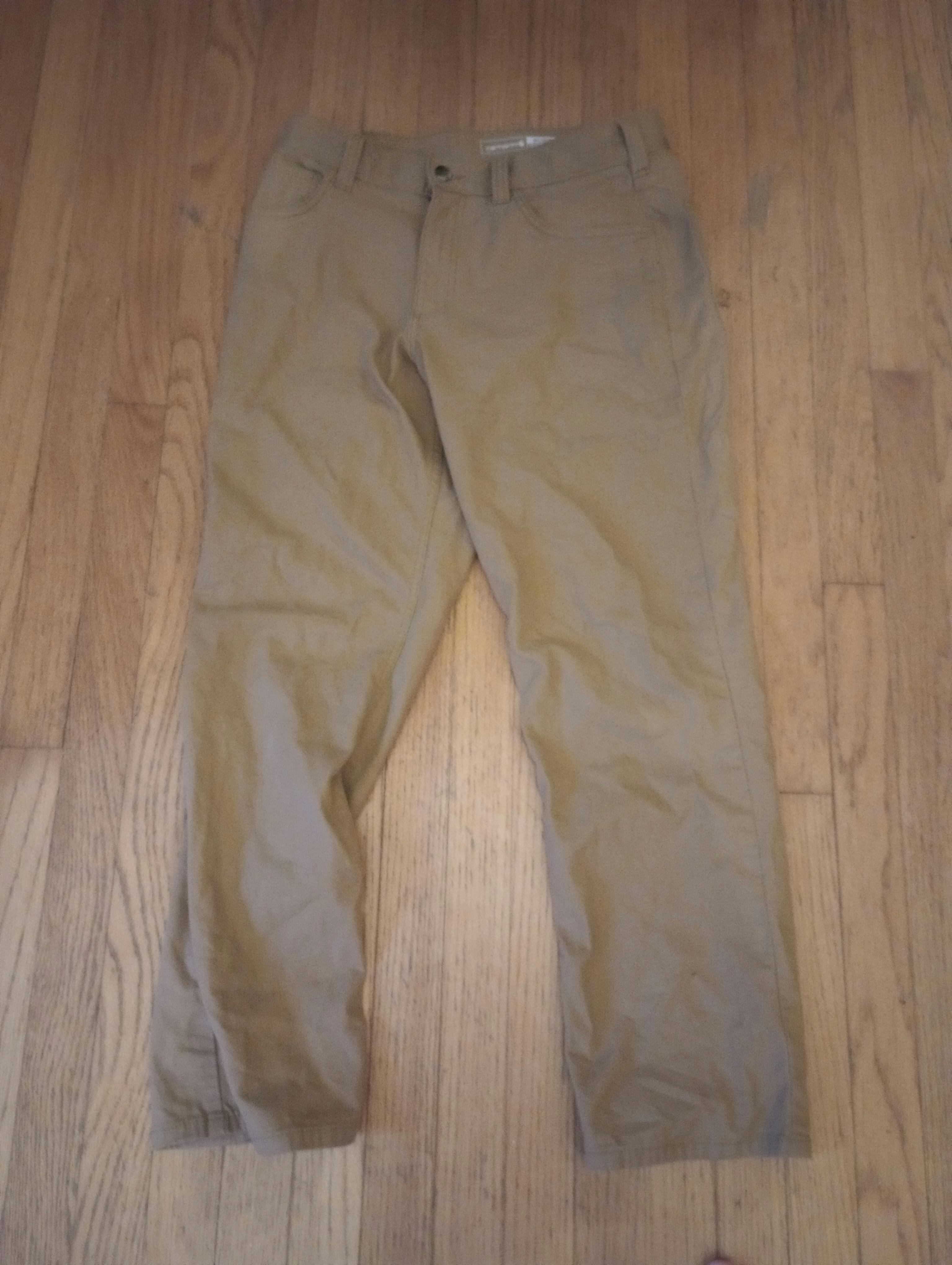 Carhartt Relaxed Fit Khaki Work Pants - 4