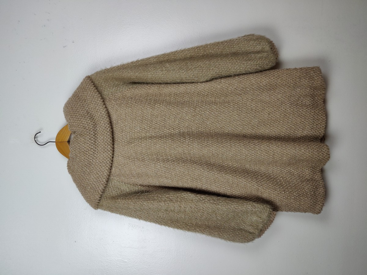 Designer - Woven Long Coat Winter Jacket - 11