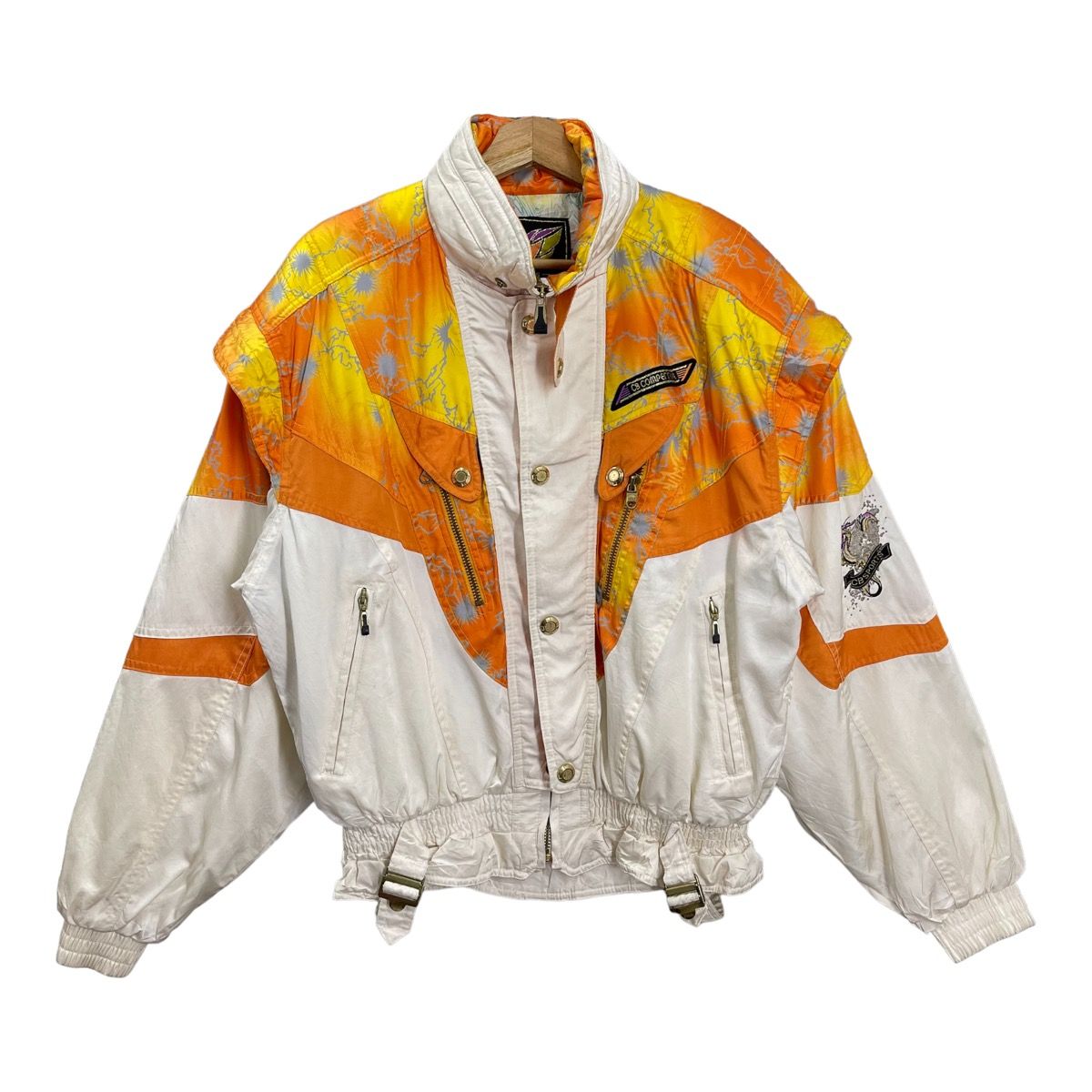 Japanese Brand - Vintage CB Sport White Fullzip Ski Jacket Size M - 1