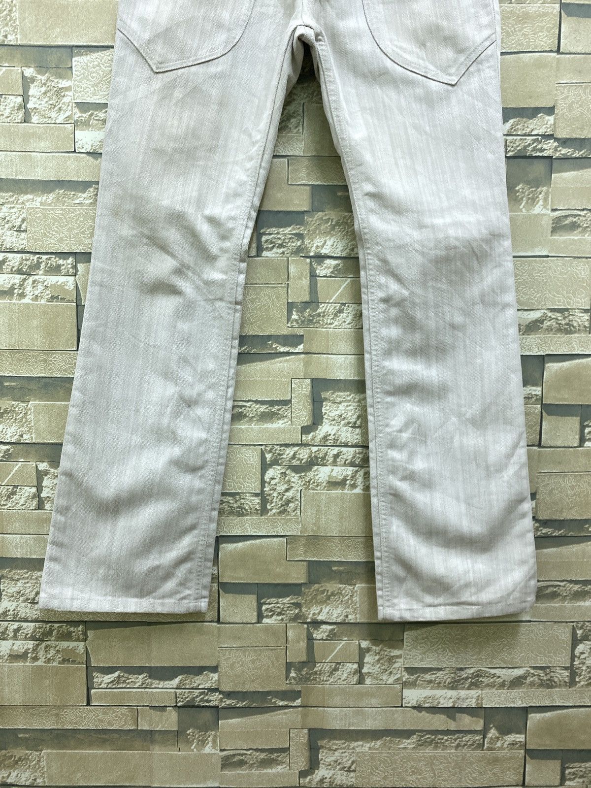 Vintage - TAKIAQ Japan Flared Bootcut Striped Snake Skin Pants - 6