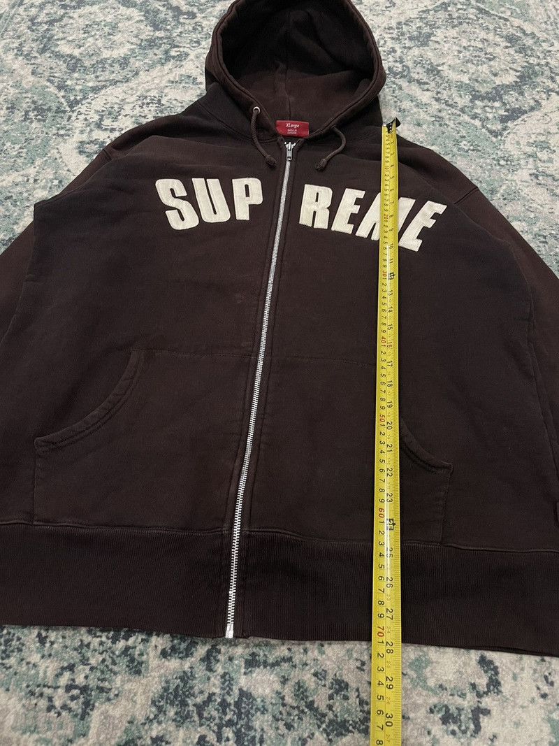 Supreme Vintage Supreme Arc Logo Zipper Baggy Hoodie | arcvssmy