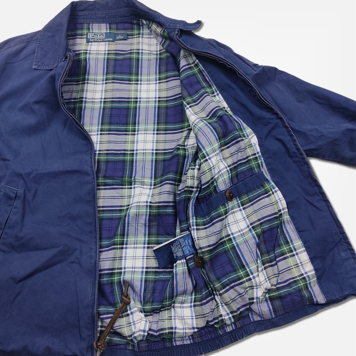 Harrington - Vintage Blue Jacket Workwear - 7