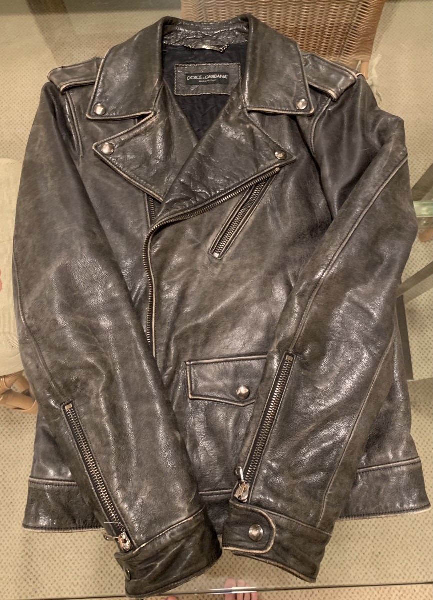 Leather Biker Jacket - 3