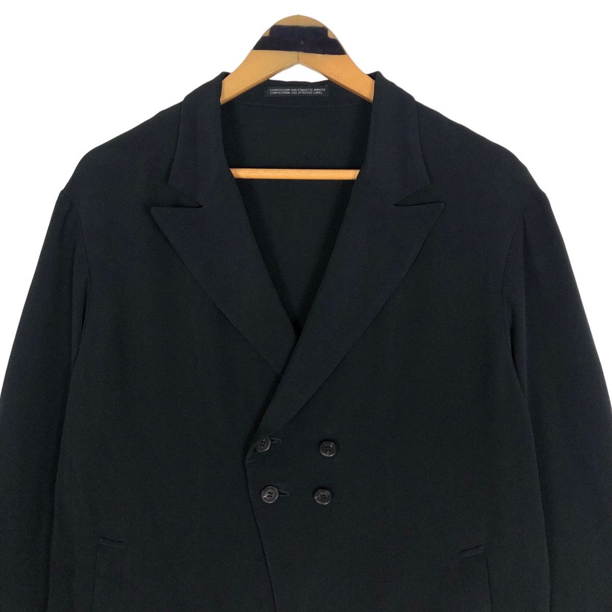 Yohji Yamamoto Femme Rayon Single Breasted Light jacket - 4