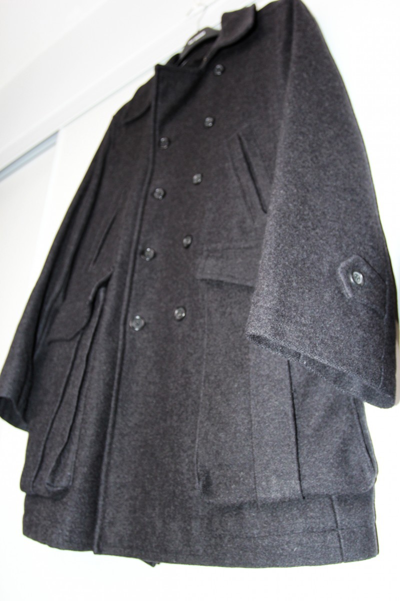 DRIES VAN NOTEN MILITARY WOOL COAT L - 5