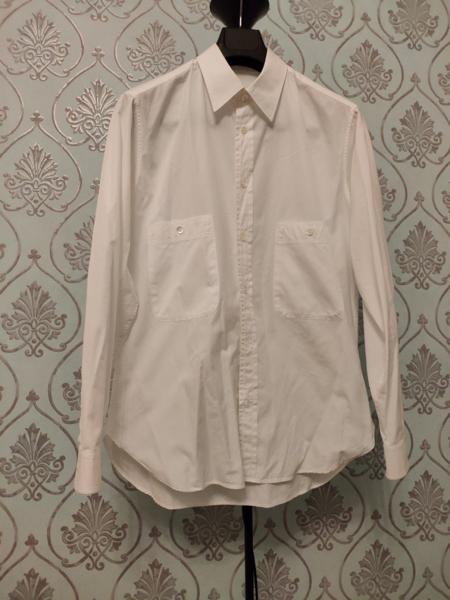 GRAIL ! ARCHIVE ! Y's white two pocket wide long shirt - 1