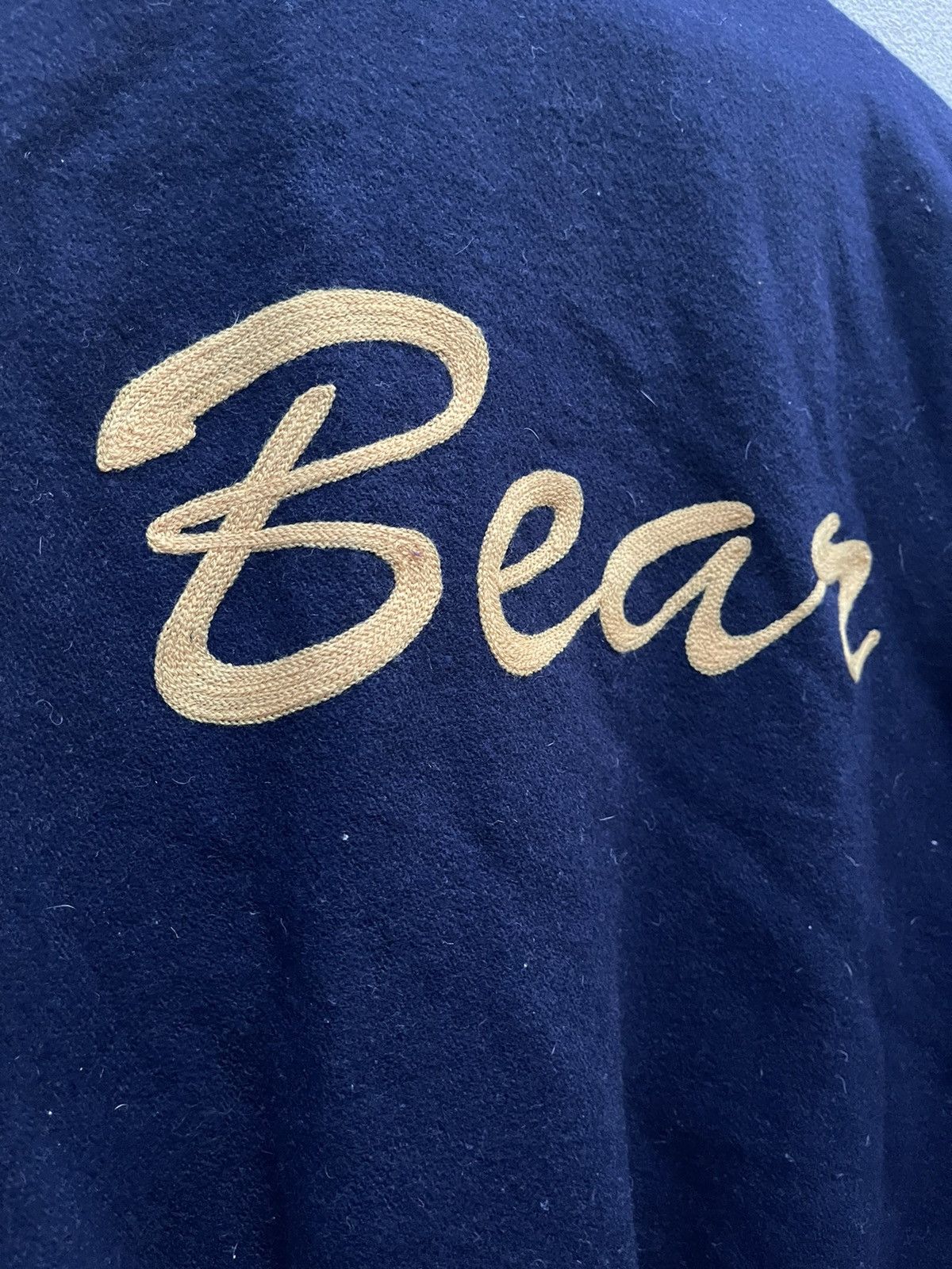 Golden Bear - Vintage BEARS Varsity Jacket Big Logo Streetwear - 3