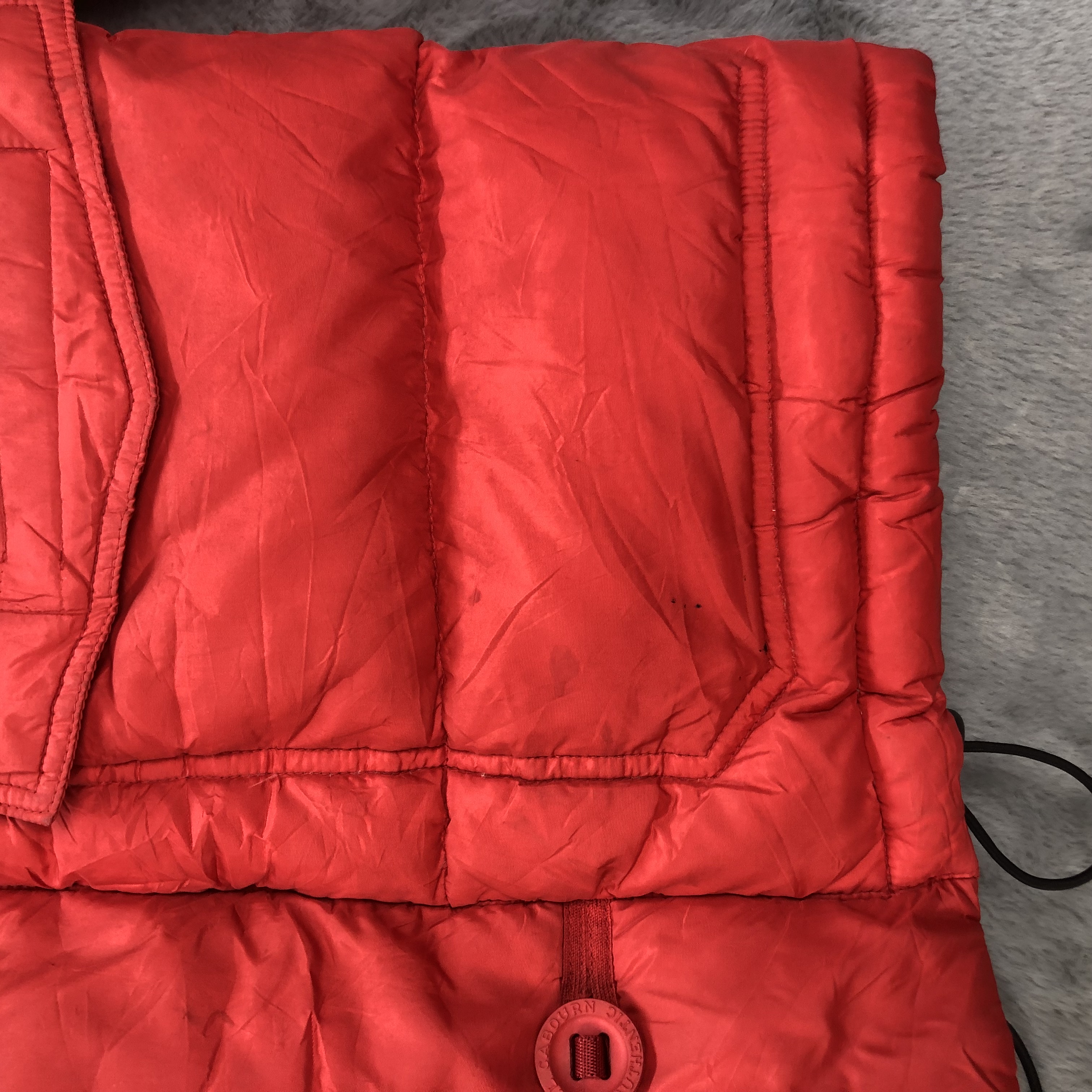 NIGEL CABOURN RED DOWN PUFFER JACKET #6553-73 - 10