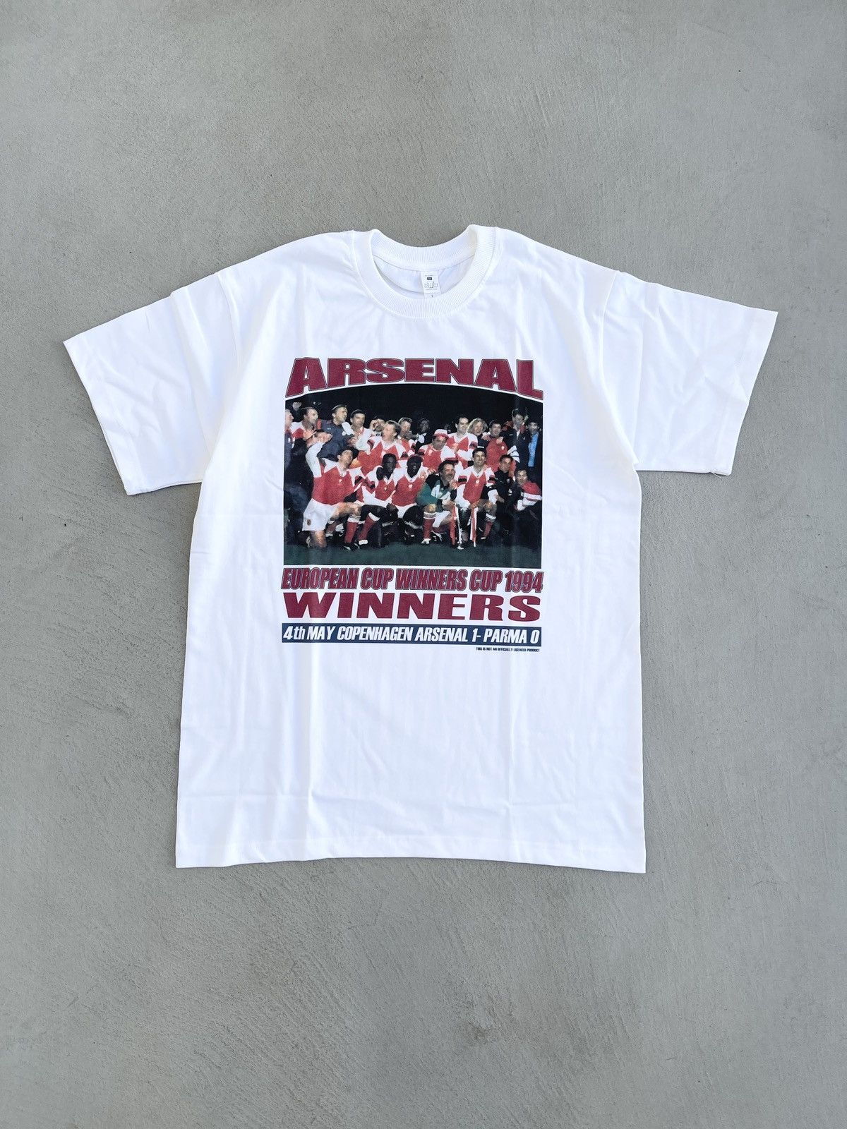 Vintage - Arsenal European Cup Winners 1994 Memorial Tee (L) - 2