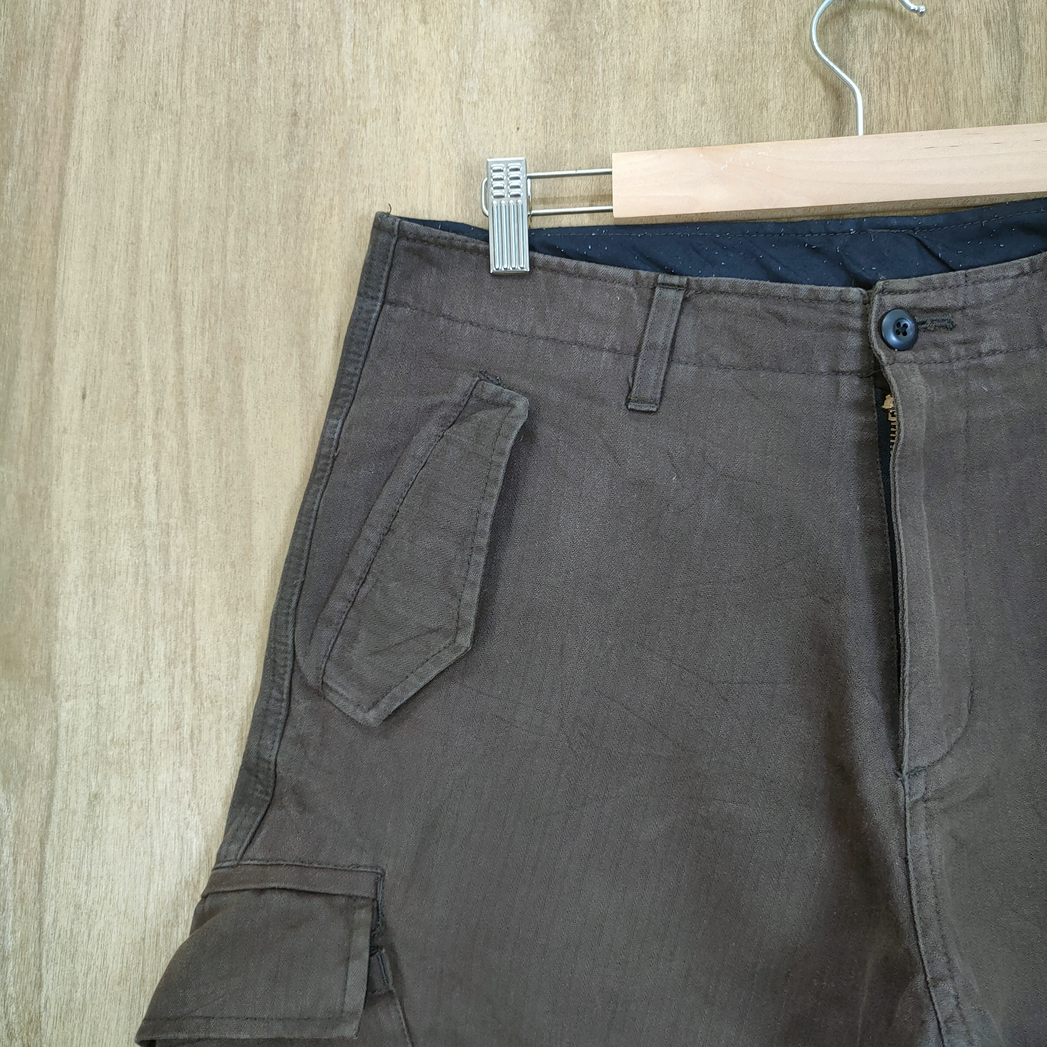 Vintage - PPFM BROWN CARGO PANTS - 6