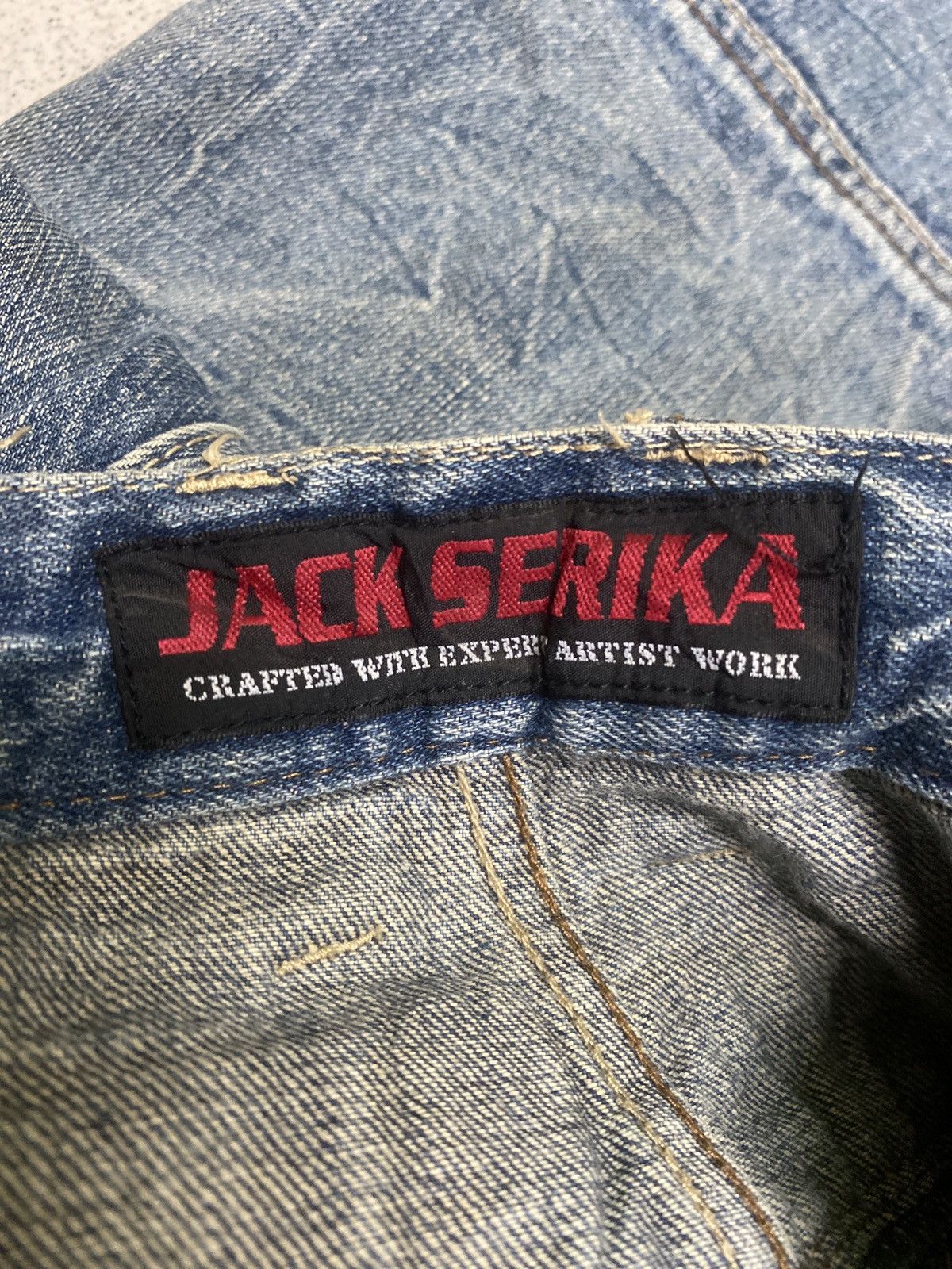 Vintage - JACK SERIKA DOUBLE WAIST ACID WASH DENIM - 13