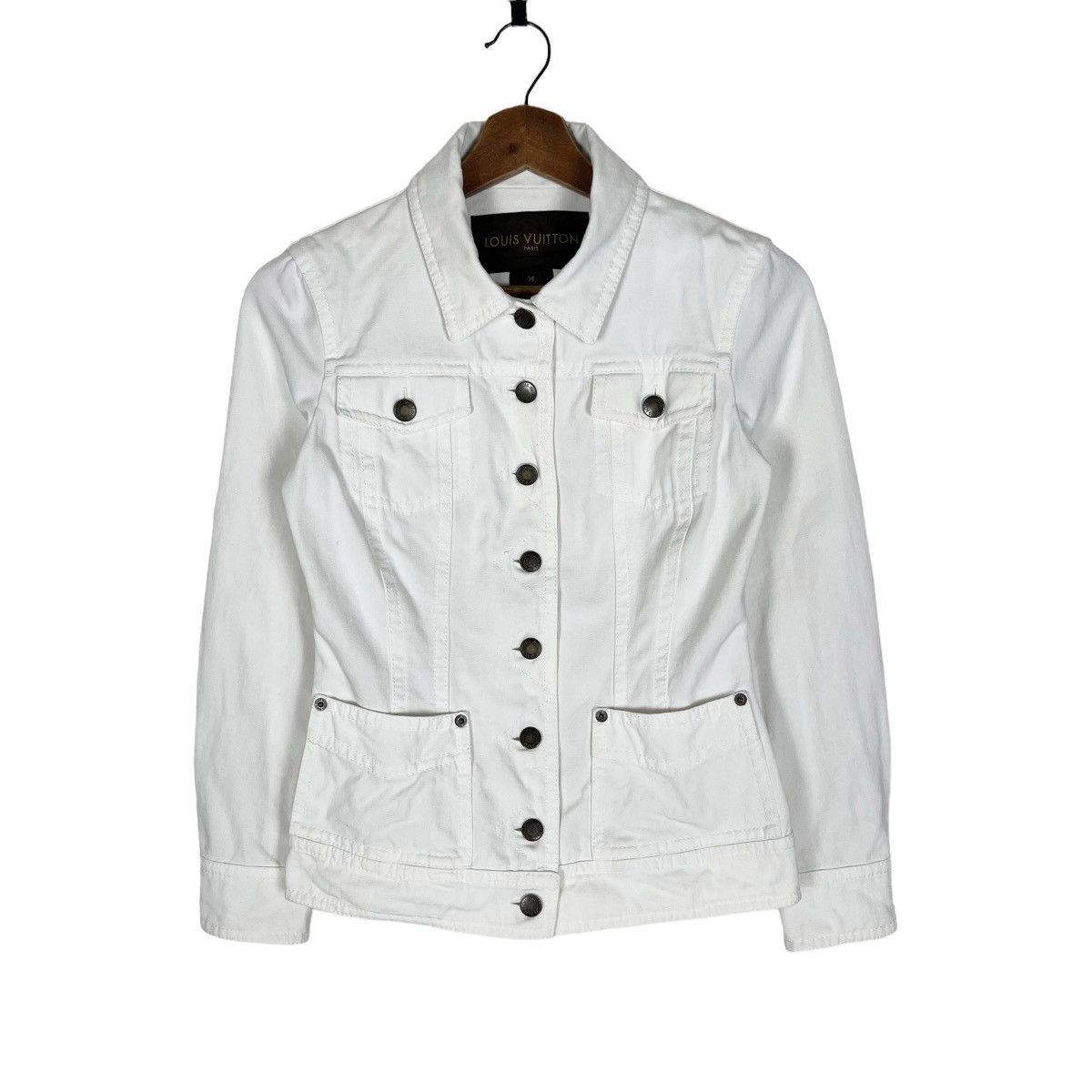 White Denim Jacket - 2