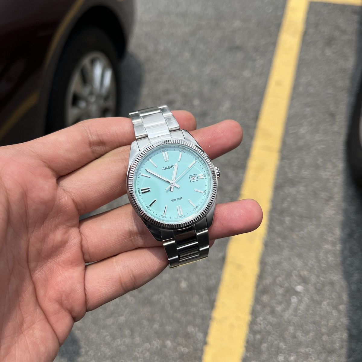 Casio Tiffany Blue Dial MTP-1302-2A2 - 1