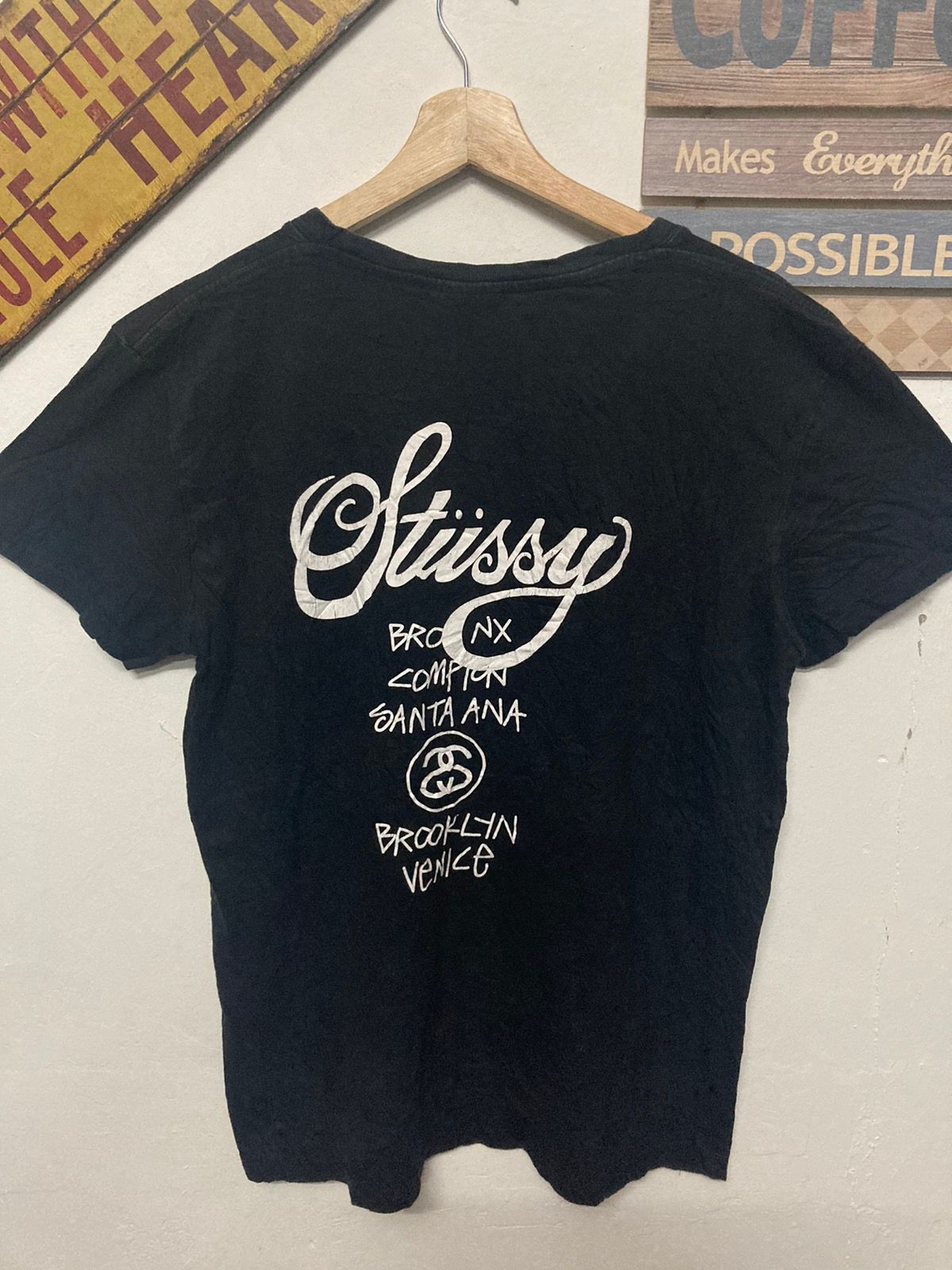 Stussy Tour Shirt For Women in XL size - 2